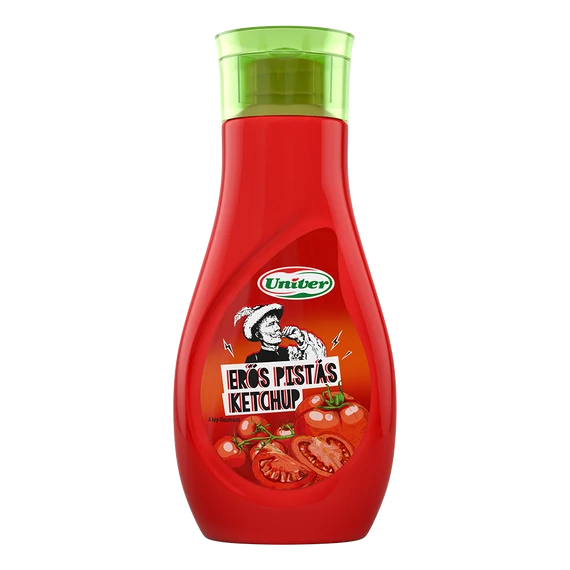Univer ketchup Erős Pistás ízesítéssel  470G